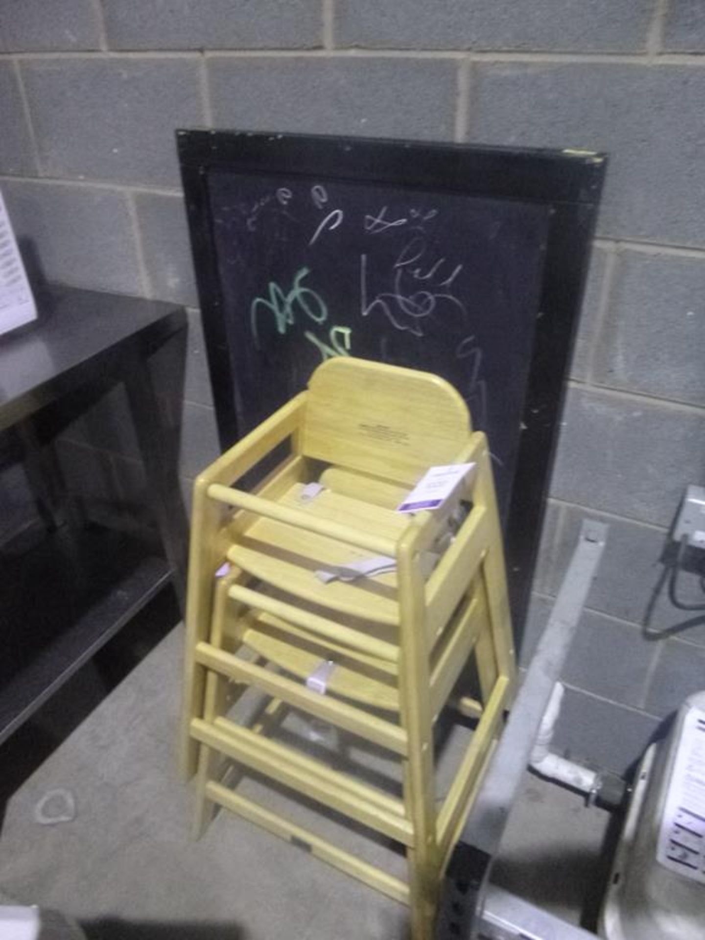 * 2 x Children's High Chairs and an A Frame