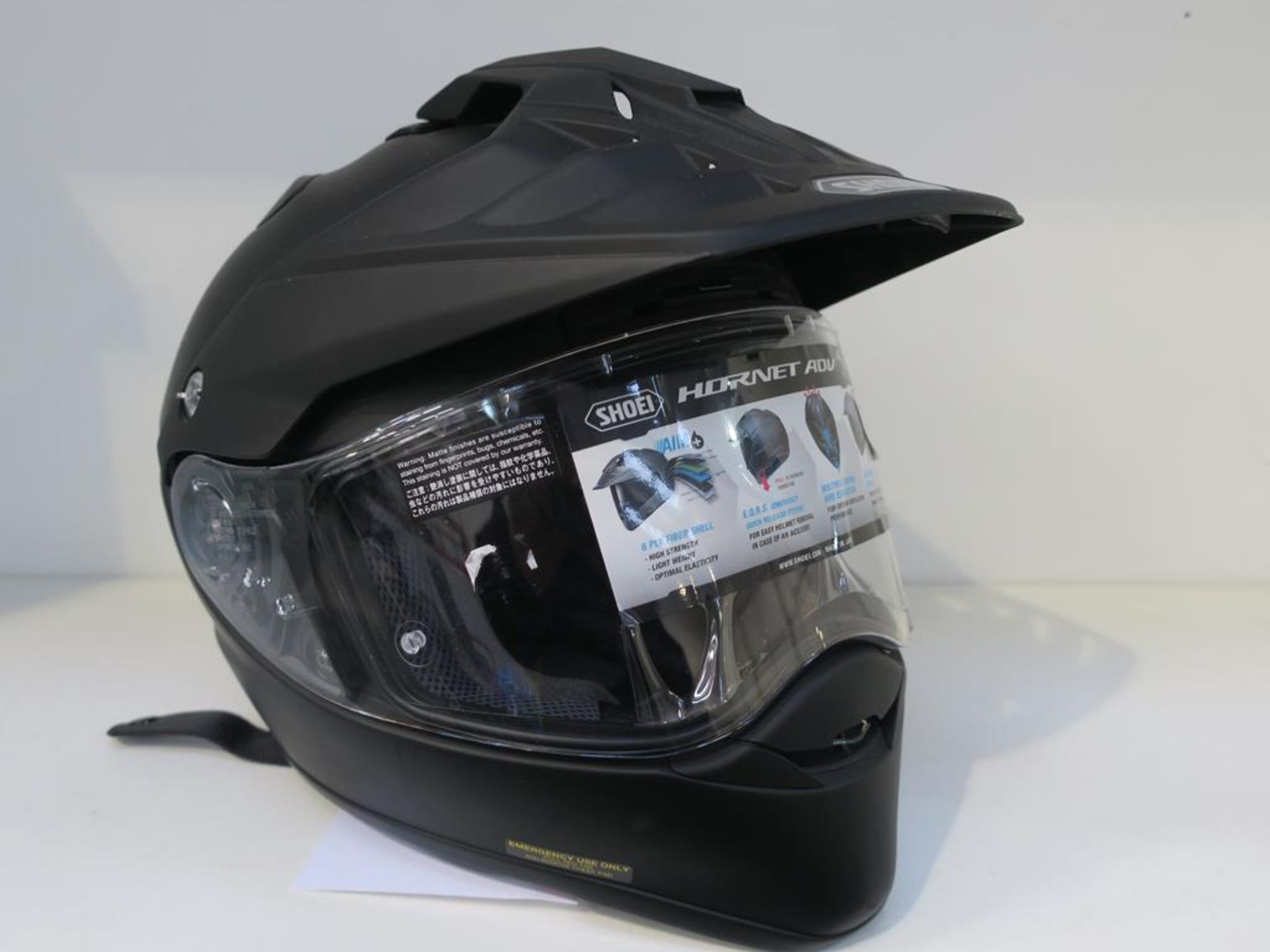 * A Shoei Hornet Adv Black XL Helmet (RRP £399.99) - Image 3 of 4