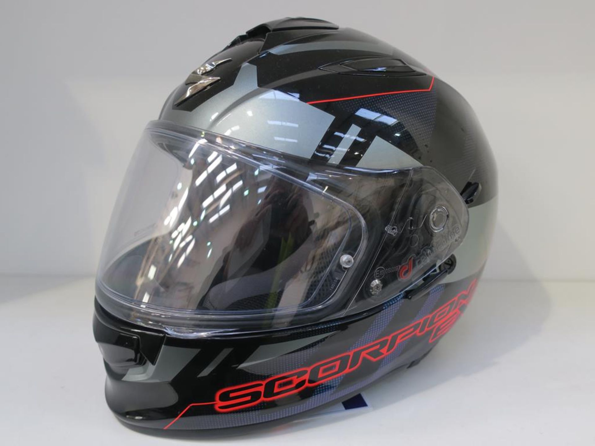 * A Scorpion EXO 510 Black/Red Medium Helmet ( RRP £189.99)