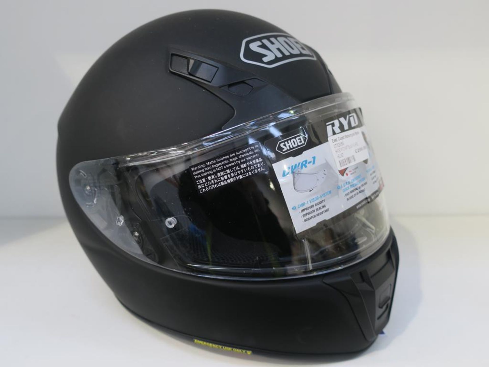 * A Shoei Ryd Matt Black XL Helmet (RRP £256.99) - Image 3 of 4