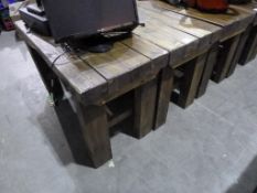 * 2 x Rustic Wooden Tables