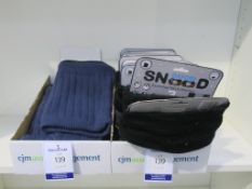 * Two Boxes of Nine Point of Sale Cards Each With Three Oxford Snood Neck Warmers Together with