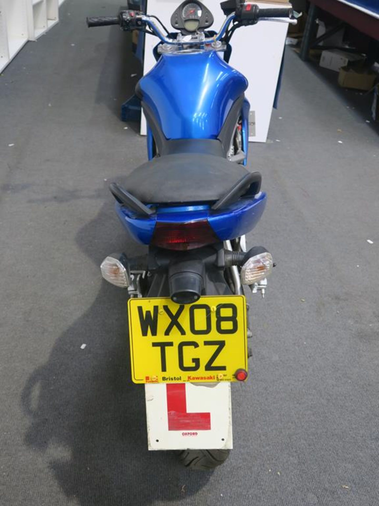 * A Kawasaki (Blue) ER-6n 649cc petrol Motorbike (untaxed); MOT history passes since 2011; date of - Image 8 of 14