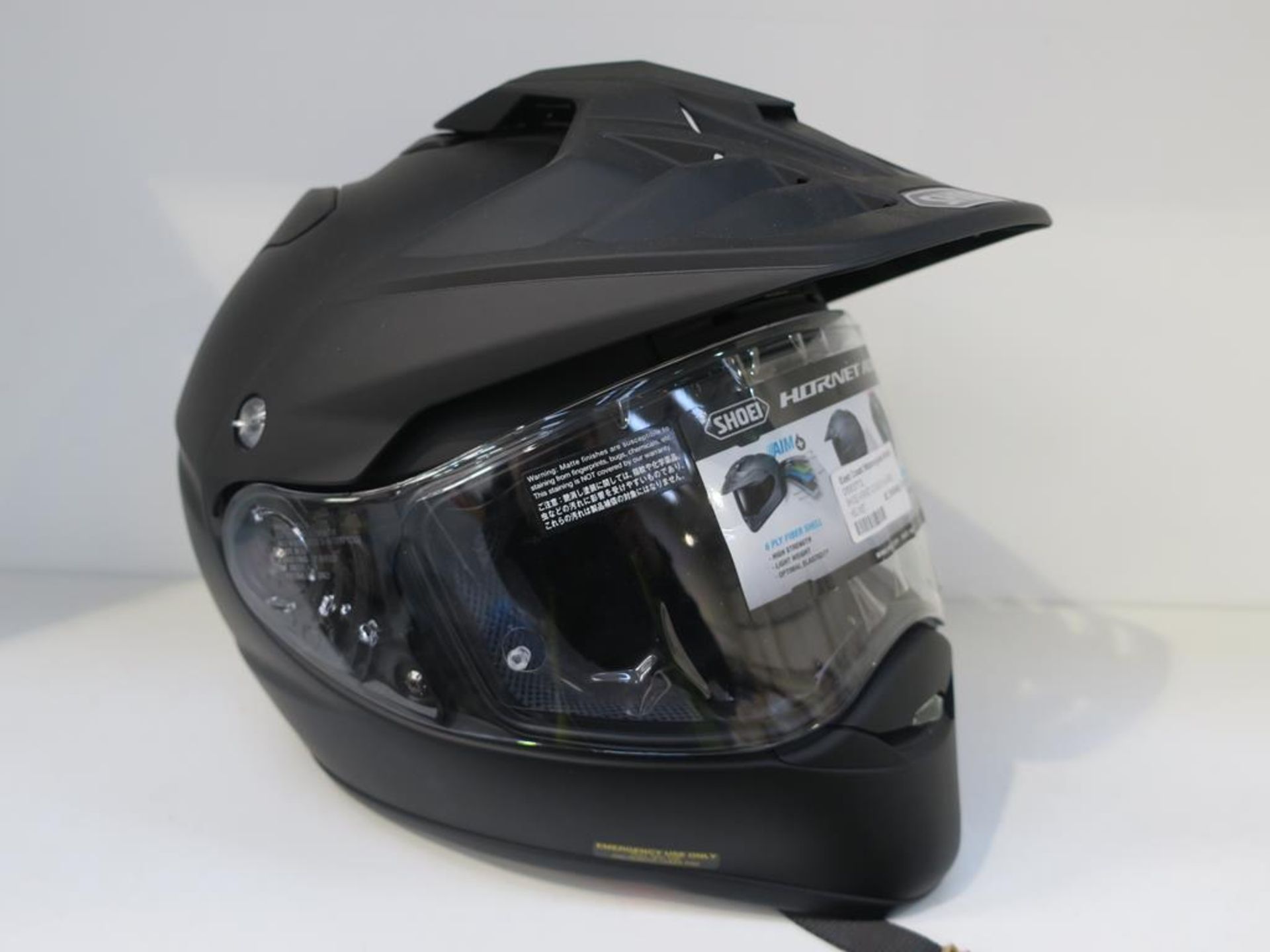 * A Shoei Hornet Adv Black XL Helmet (RRP £399.99) - Bild 3 aus 4