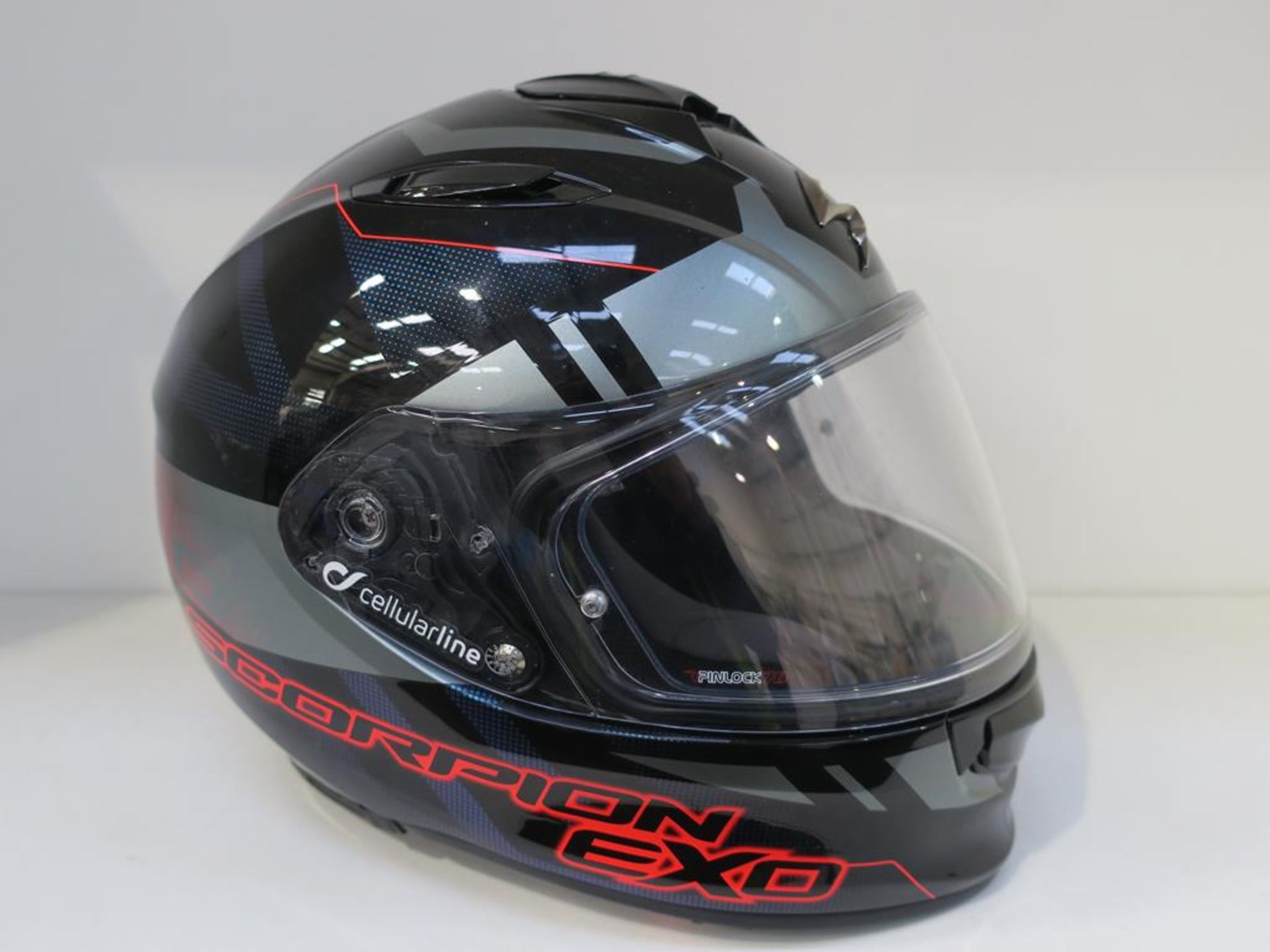 * A Scorpion EXO 510 Black/Red Medium Helmet ( RRP £189.99) - Image 3 of 4