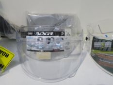 * Seven Motorcycle Helmet Visors to include Shoei NXR Seduction Tc-5 (size XXS 51-52cm), Shoei Model