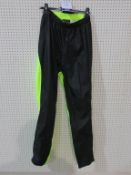 * Alpineallstars Hurricane Rain Pants Fluo/Black Size L 3224617551L (RRP £45)