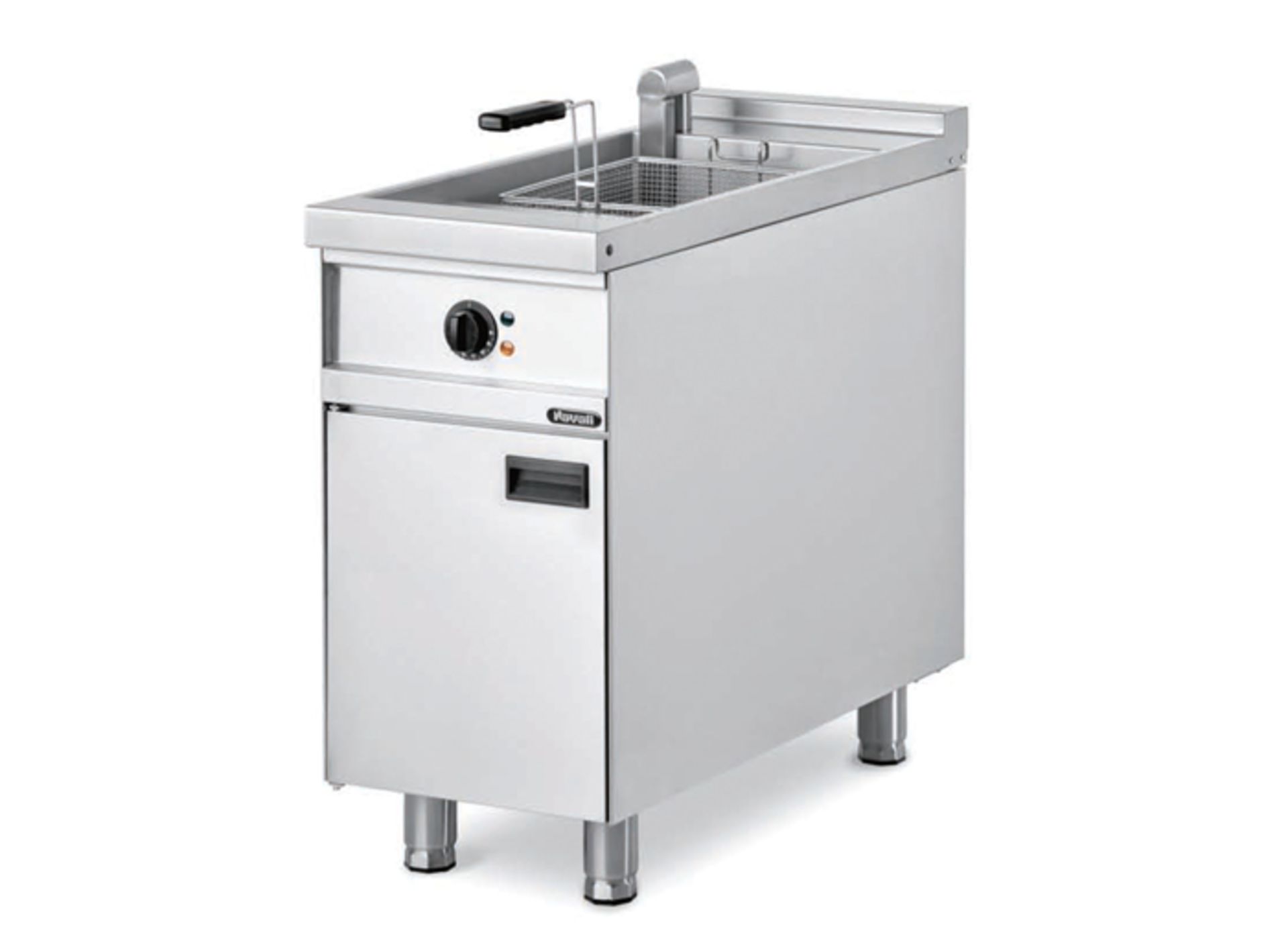 * NGF 4-90GR Nayati Grandis 900 Floorstanding Gas Single Bay Gas Deep Fat Fryer 400 X 900 X 850/