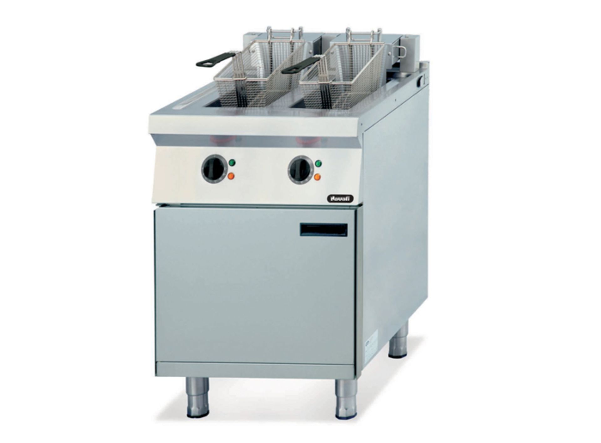 * NEF 6-75MR Nayati Meritus 750 Floorstanding Electric Twin Bay Deep Fat Fryer 600 X 750 X 850/