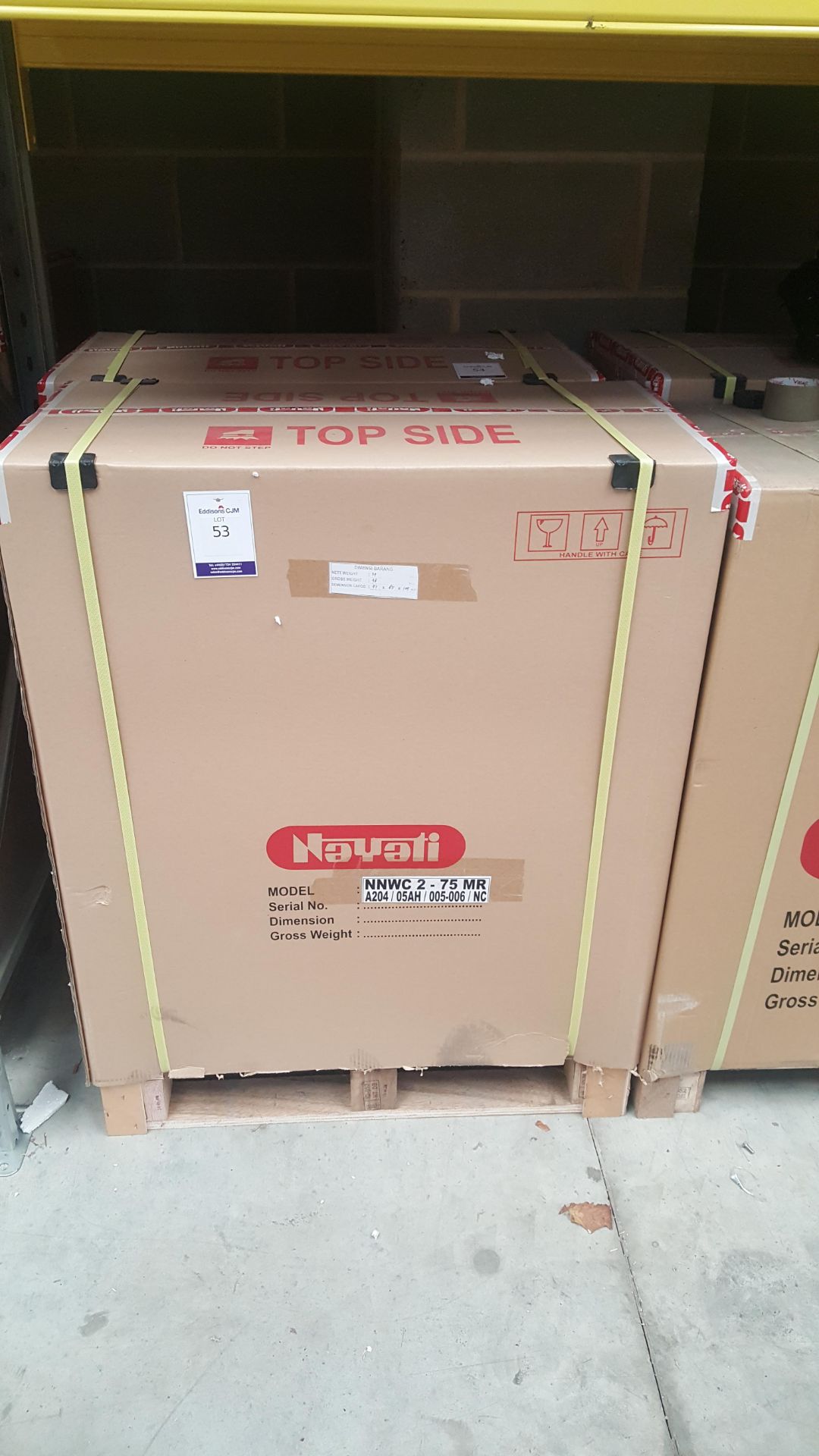 * NNWC 2-75 MR Nayati Meritus Stainless Steel Cabinet with Preperation Surface 200 x 750 x 850/