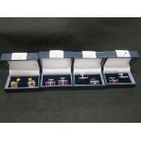 This is a Timed Online Auction on Bidspotter.co.uk, Click here to bid. * 4 pairs of Cuff Links of