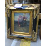 This is a Timed Online Auction on Bidspotter.co.uk, Click here to bid. A Framed Oil on Board of a