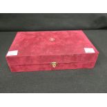 This is a Timed Online Auction on Bidspotter.co.uk, Click here to bid. A red Jewellery box