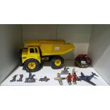 This is a Timed Online Auction on Bidspotter.co.uk, Click here to bid. A Large Yellow Dinky Tipper