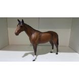 This is a Timed Online Auction on Bidspotter.co.uk, Click here to bid. A Brown Beswick Horse with