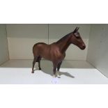 This is a Timed Online Auction on Bidspotter.co.uk, Click here to bid. A Brown Beswick Horse with