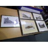 This is a Timed Online Auction on Bidspotter.co.uk, Click here to bid. Five framed prints of