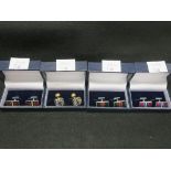 This is a Timed Online Auction on Bidspotter.co.uk, Click here to bid. * 4 Pairs of Cuff Links of