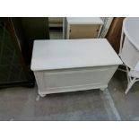 This is a Timed Online Auction on Bidspotter.co.uk, Click here to bid. A white painted pine