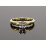 This is a Timed Online Auction on Bidspotter.co.uk, Click here to bid. A 9ct Gold Diamond