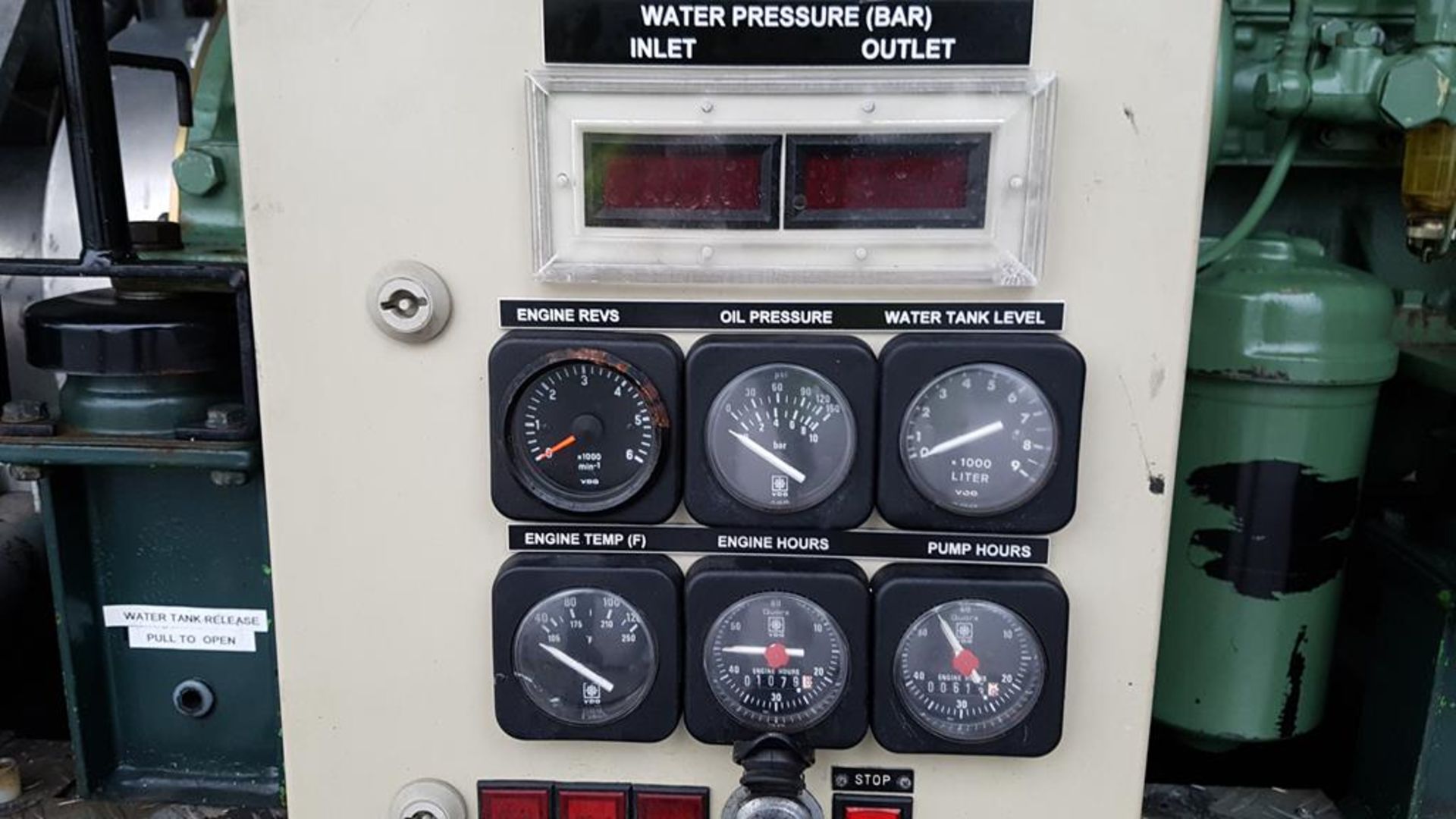 * Mercedes/Zeigler High Pressure Water Pump. A Skid Mounted High Pressure Water Pump with Mercedes - Image 3 of 6