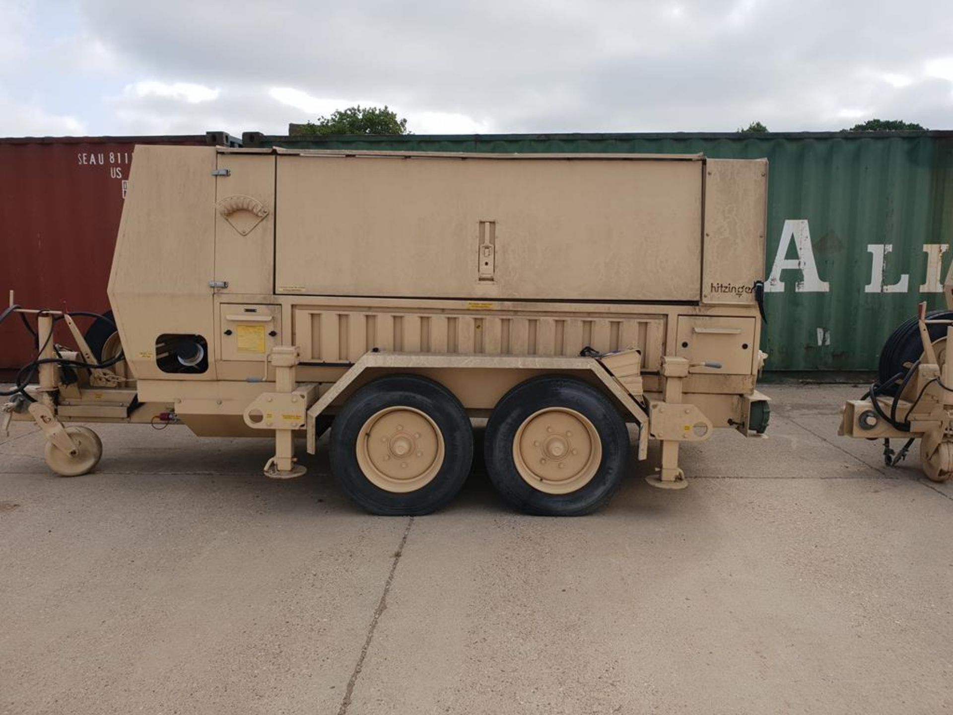 * Deutz BF6M1013FC 75KVA Trailer Mounted Diesel Generator. Hitzinger Type MPU 60 MDE 1 Mobile Ground