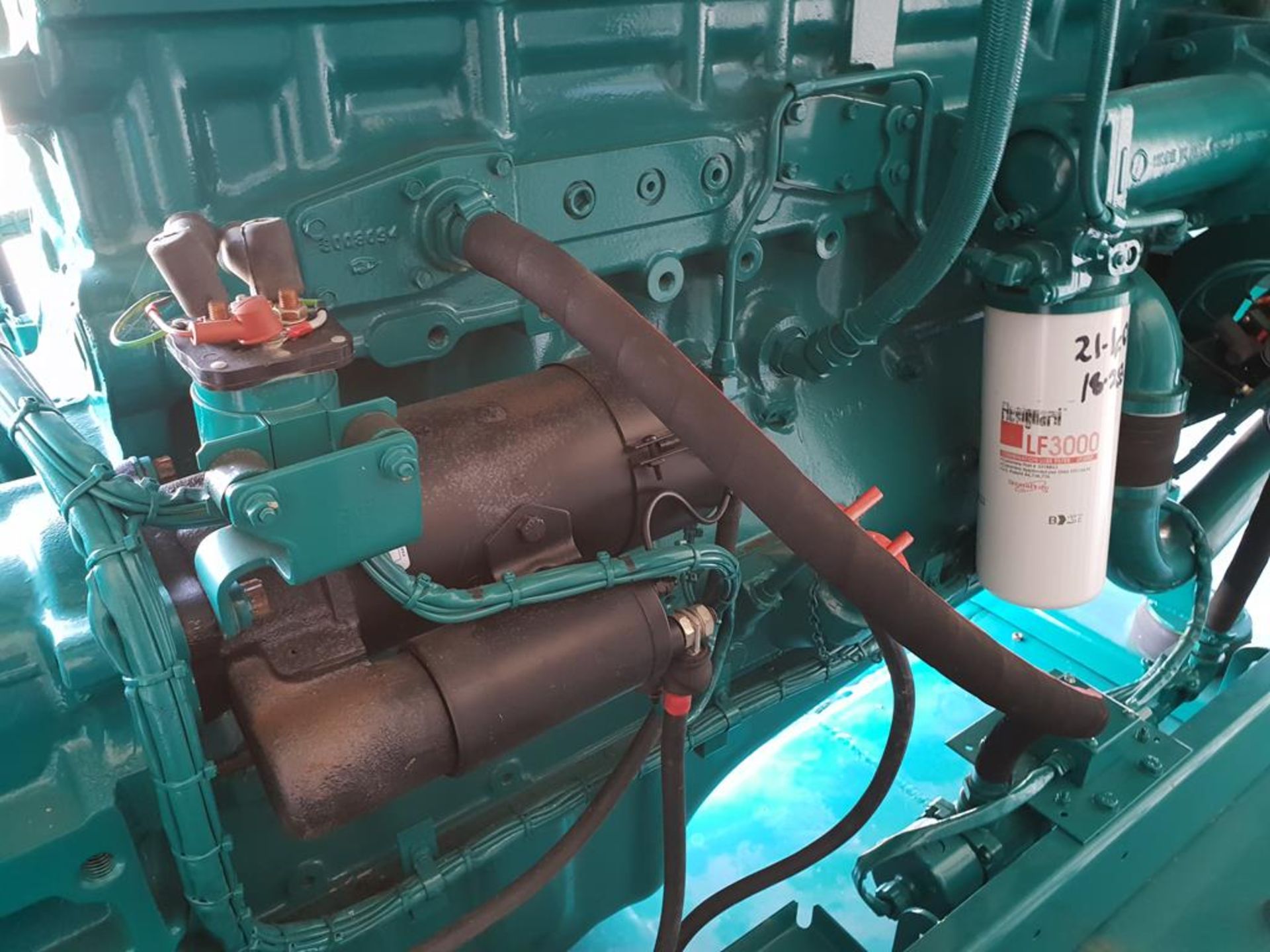 * Cummins G6 316KVA Standby Generator. A 1996 316KVA Skid Mounted Diesel Generator with Cummins G6 - Image 8 of 10