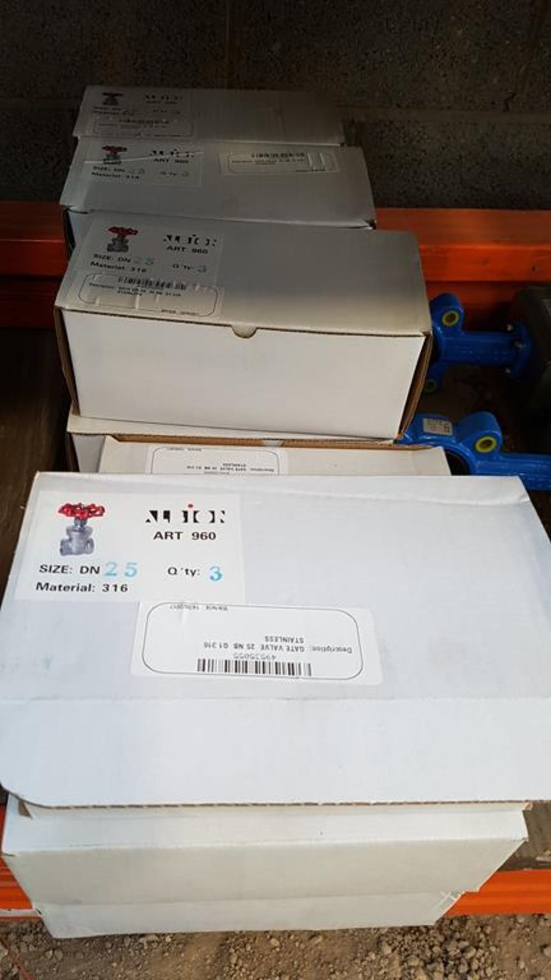 * 14 Boxes (3 per box) of Albien Art 960 Gate Valves (Seller Ref 361, 362, 363) - Image 2 of 2