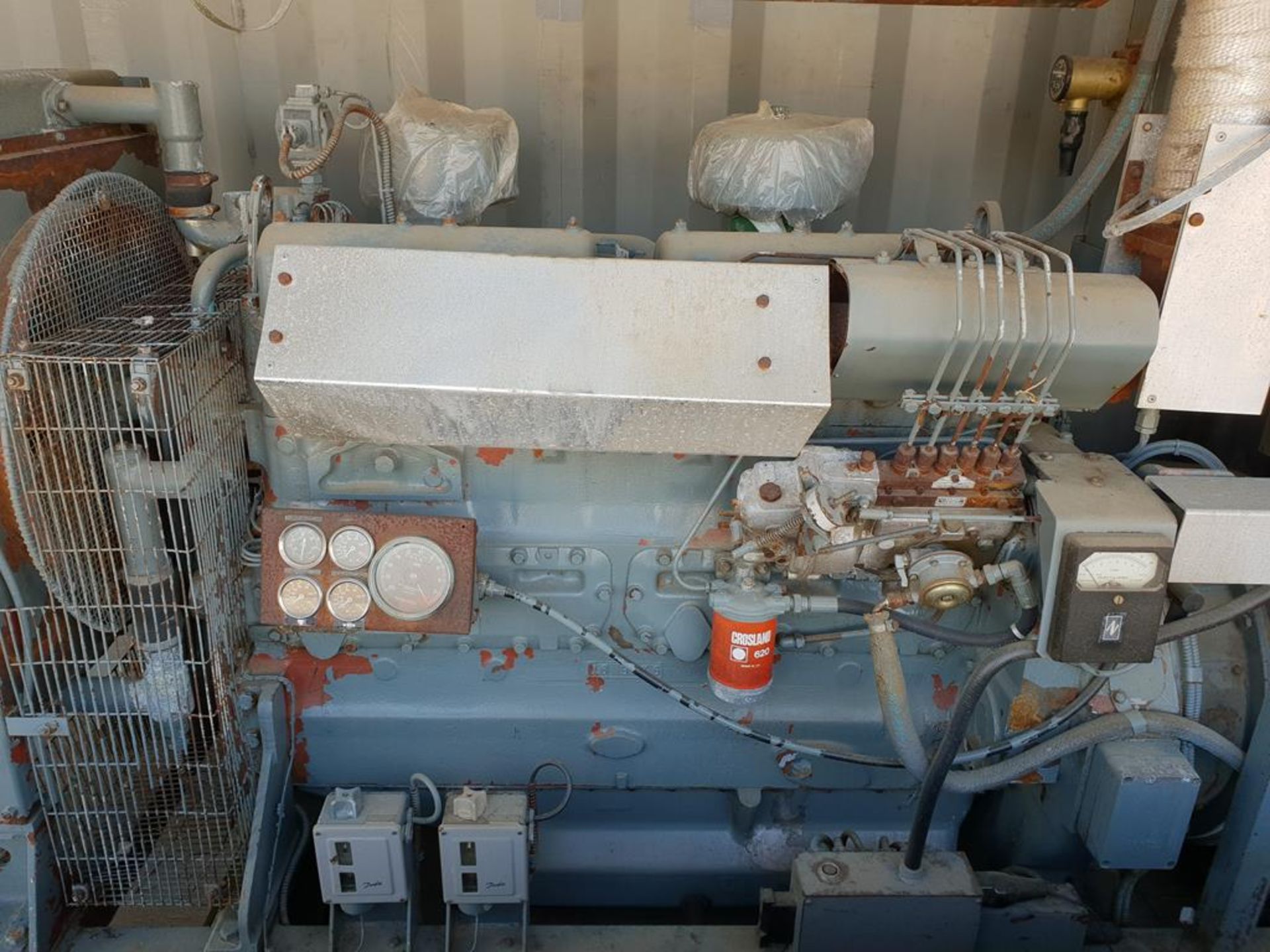 * Dorman/ Dale 88.75KVA Standby Generator. A 88.75KVA Skid Mounted Diesel Generator with Dorman 6 - Image 2 of 6