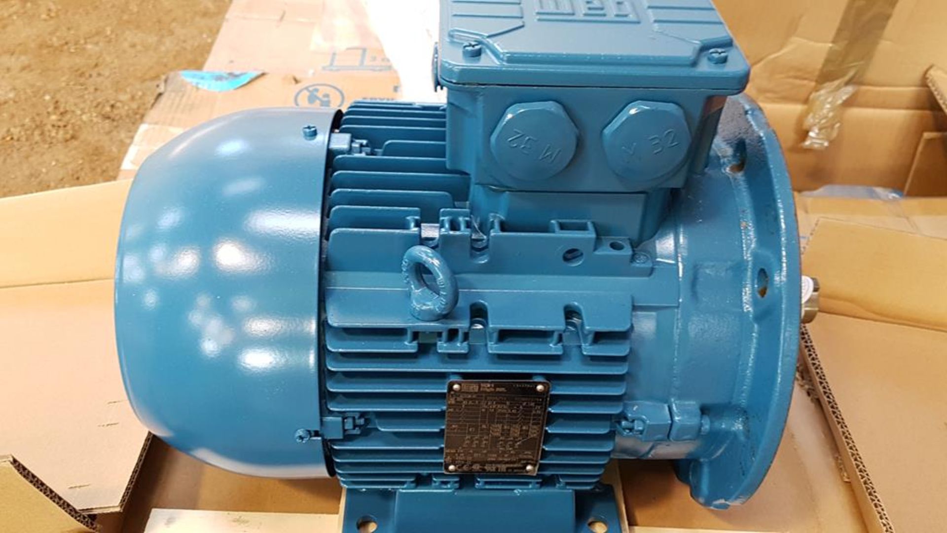 * WEG 5.7kW 3 Phase Electric Motor - Unused (Seller Ref 321)