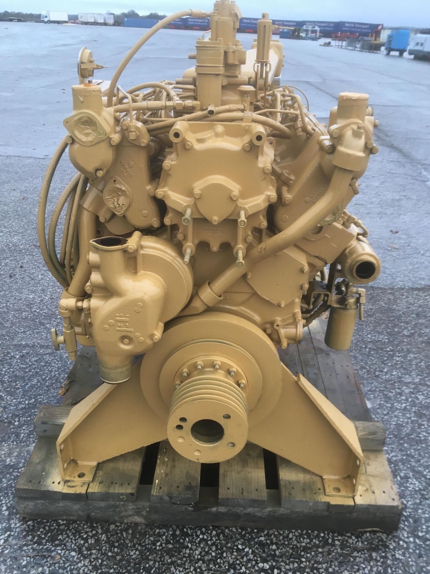 * Caterpillar 3408 V8 Industrial Diesel Engine. A Caterpillar Model 3408 V8 Industrial Diesel Engine - Image 3 of 8