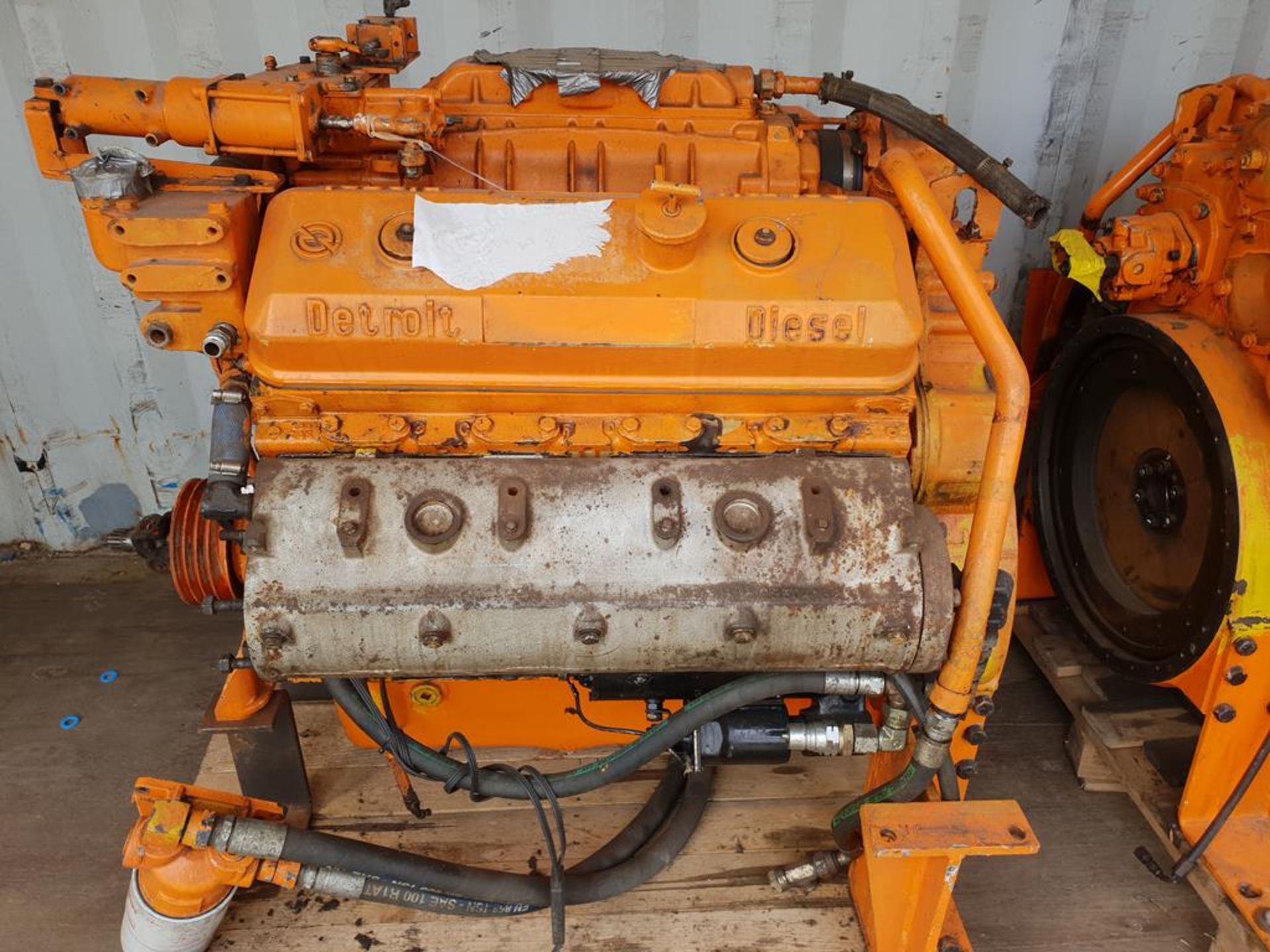 * GM Detroit V8 71 Marine Diesel Engine. Please note this lot is located at Manby Airfield, Manby, - Image 2 of 3