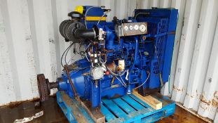 * Iveco Diesel Power Pack and Clutch. An Iveco 4 Cylinder Diesel Engine Power Pack with Twin Disc