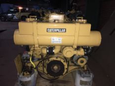 * Caterpillar V12 Marine Diesel Engine A Caterpillar V12 1250HP Marine Diesel Engine - very low