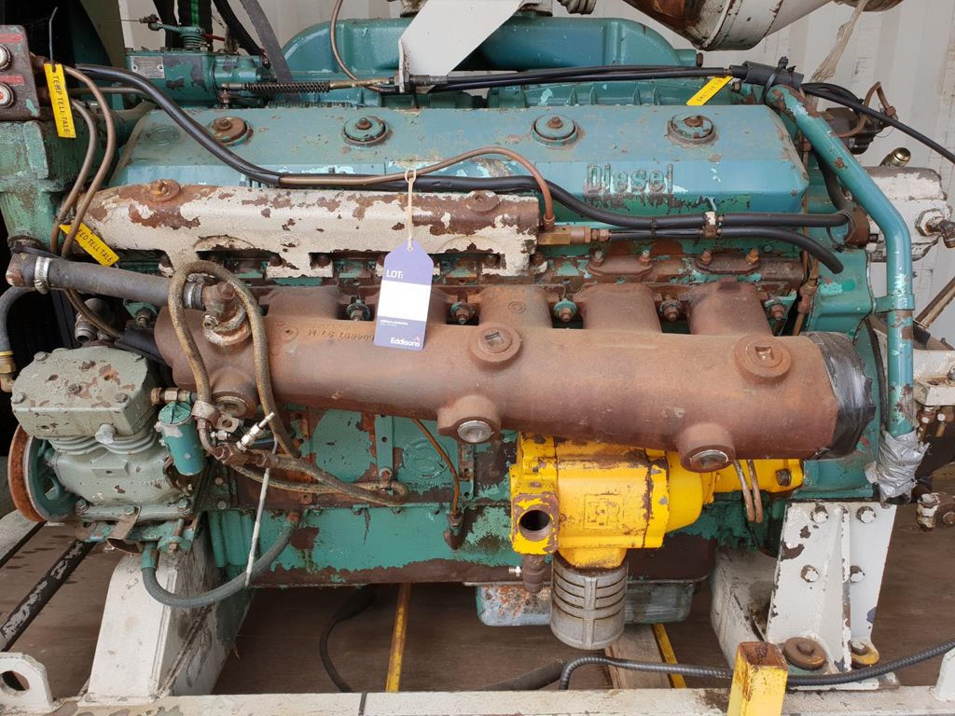 * GM Detroit 71 Marine Power Pack. A Detroit Diesel V12 71 Marine Powerpack. Please note this lot is - Image 2 of 7