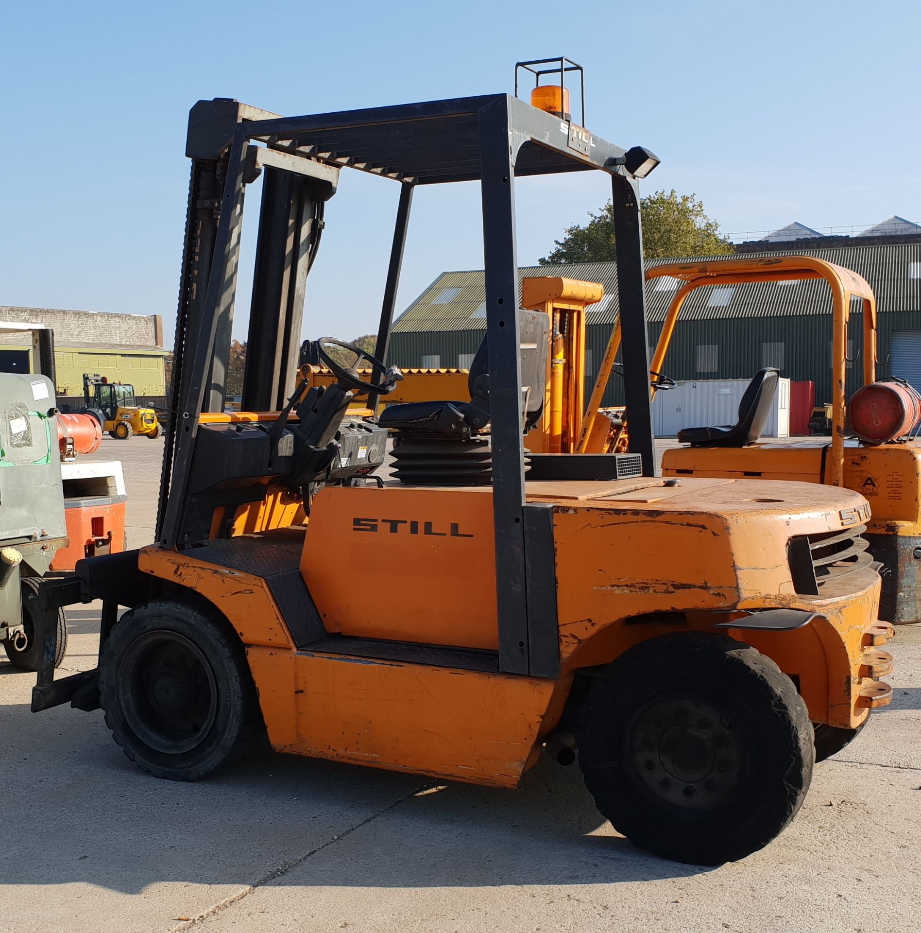 * Still Model R70-40 Diesel Forklift Truck with duplex mast and side shift, YOM 1992. We