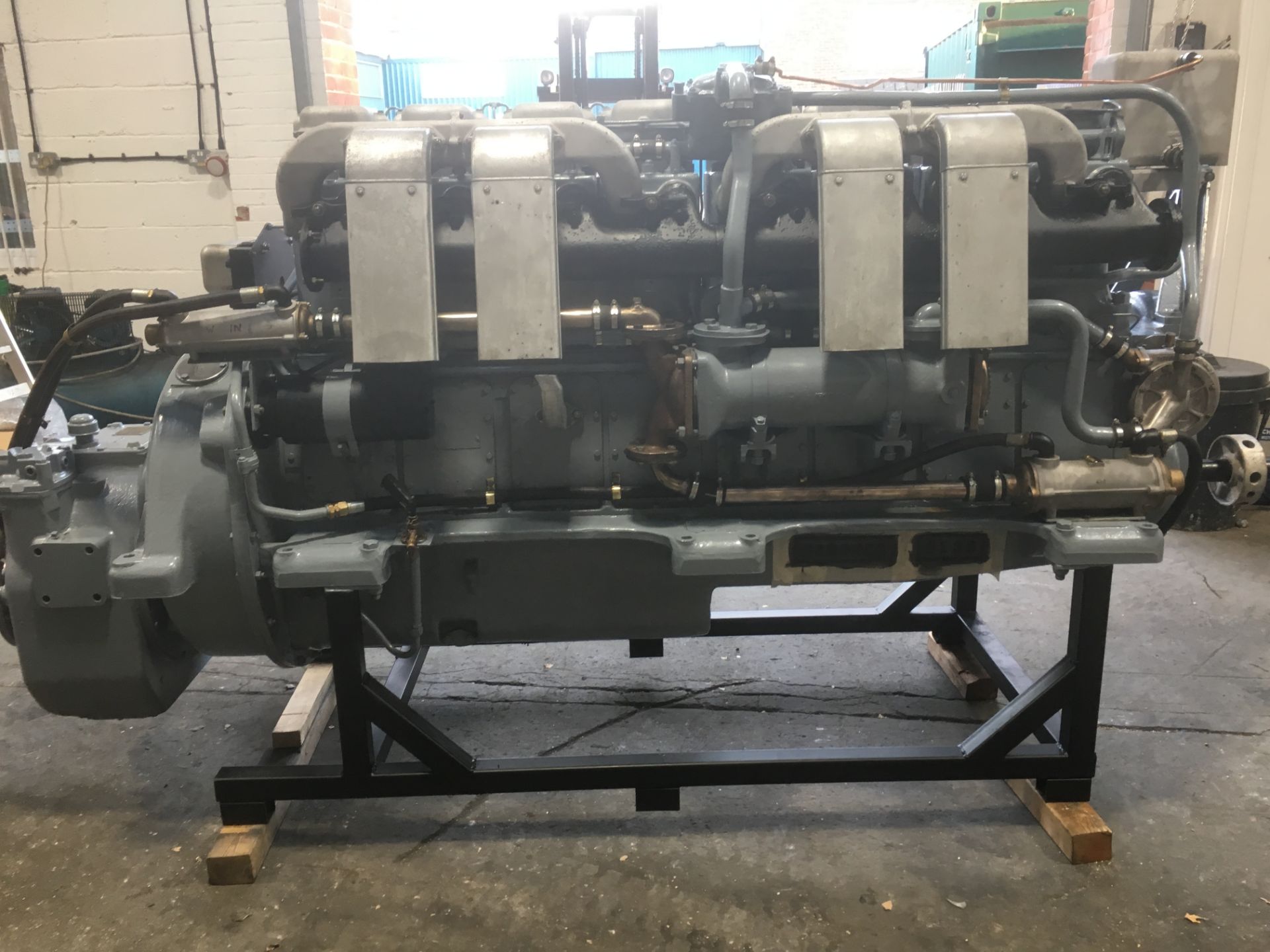 * A Gardner Reconditioned Model 8L3B Marine Diesel Engine with new twin disc 2:1 Gearbox. Please - Image 2 of 5