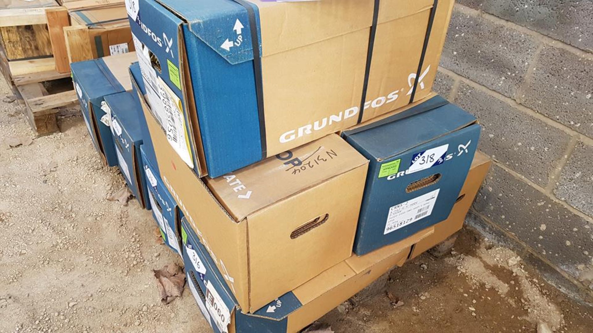 * 2 x Grundfos CRN-2 pump 0.55kW - Unused (Seller Ref 316) - Image 5 of 5