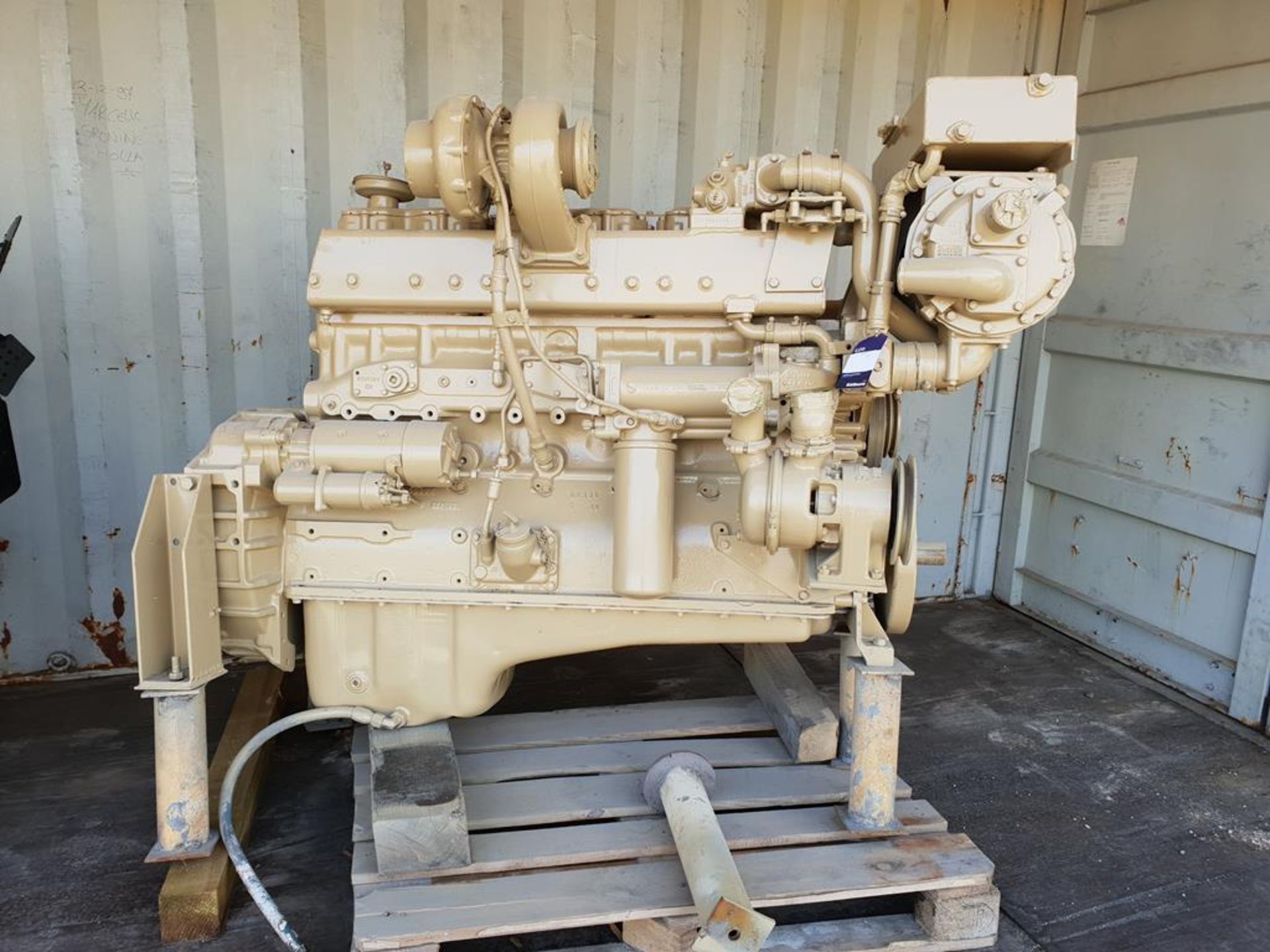 * Cummins Marine 855 Turbo Diesel Engine used. Please note this lot is located at Manby Airfield,