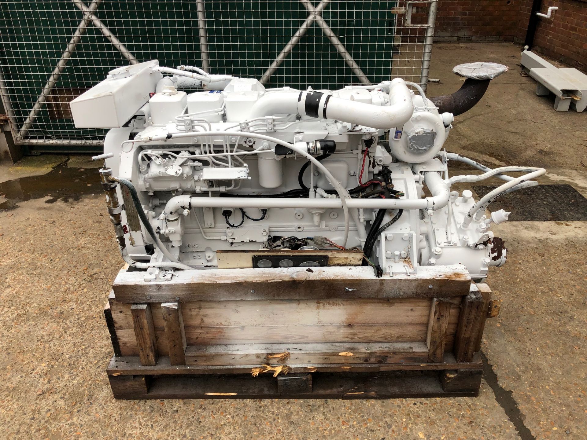 * Cummins 6BT5.9M 210HP Marine Engine and PRM Gearbox A Cummins 6BT5.9M Marine Diesel Engine 210HP