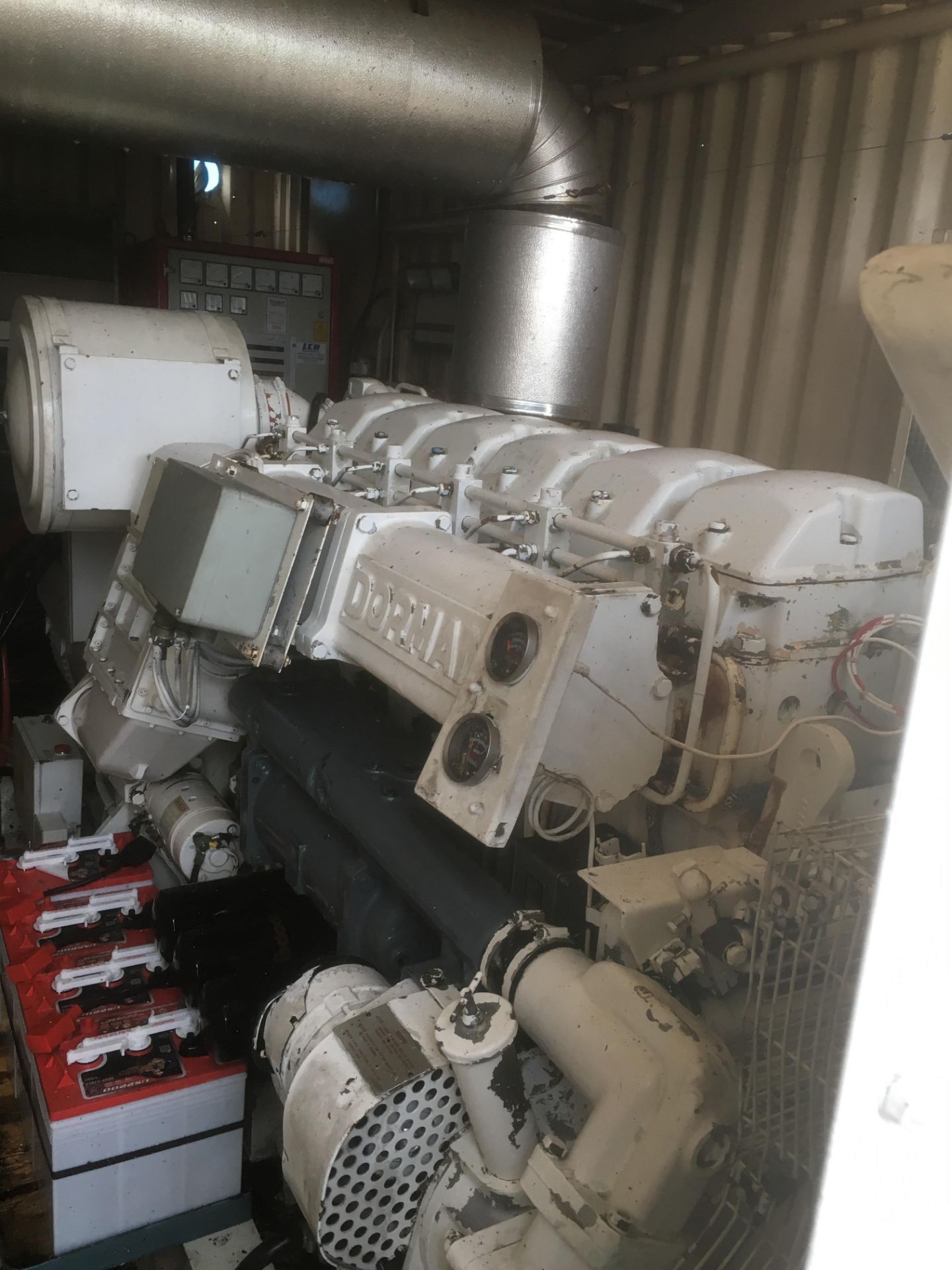 * Perkins/Dorman 505KVA Diesel Generator in 20ft Steel Container Ex Standby. A Perkins Dorman Diesel - Image 4 of 9