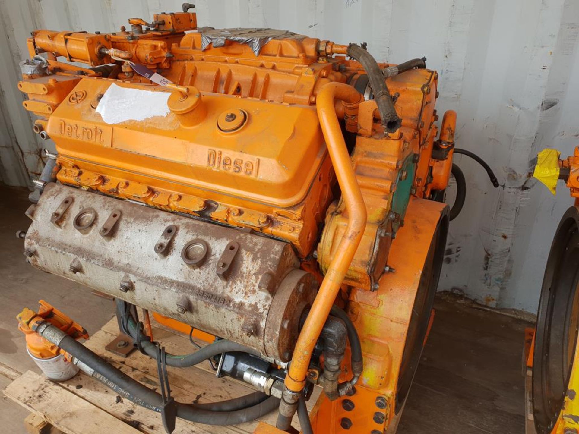 * GM Detroit V8 71 Marine Diesel Engine. Please note this lot is located at Manby Airfield, Manby, - Image 3 of 3