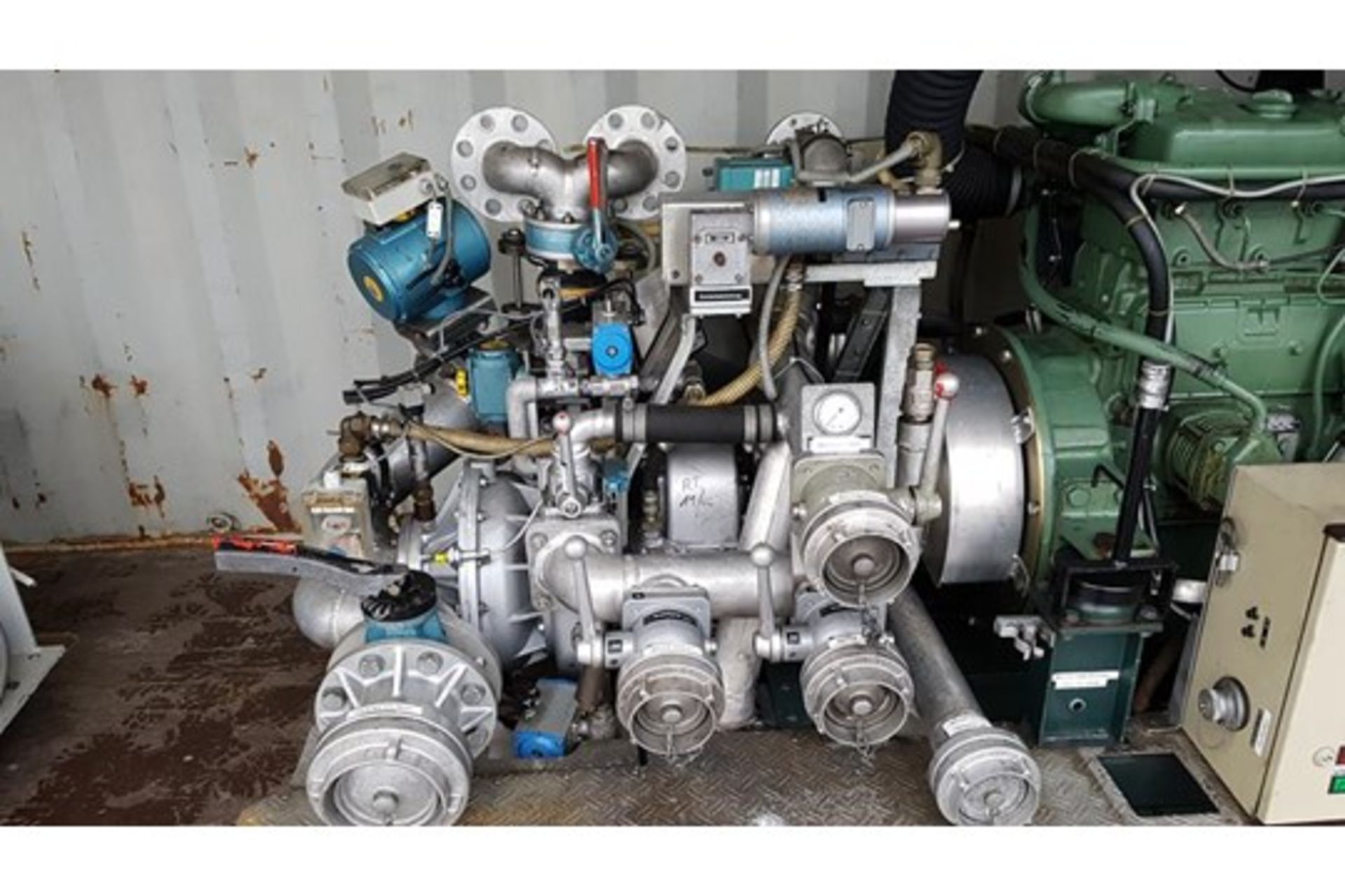 * Mercedes/Zeigler High Pressure Water Pump. A Skid Mounted High Pressure Water Pump with Mercedes - Image 3 of 6