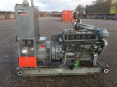 * Lister/Dale 60KVA Standby Generator. A 60KVA Skid Mounted Diesel Generator with Lister 6