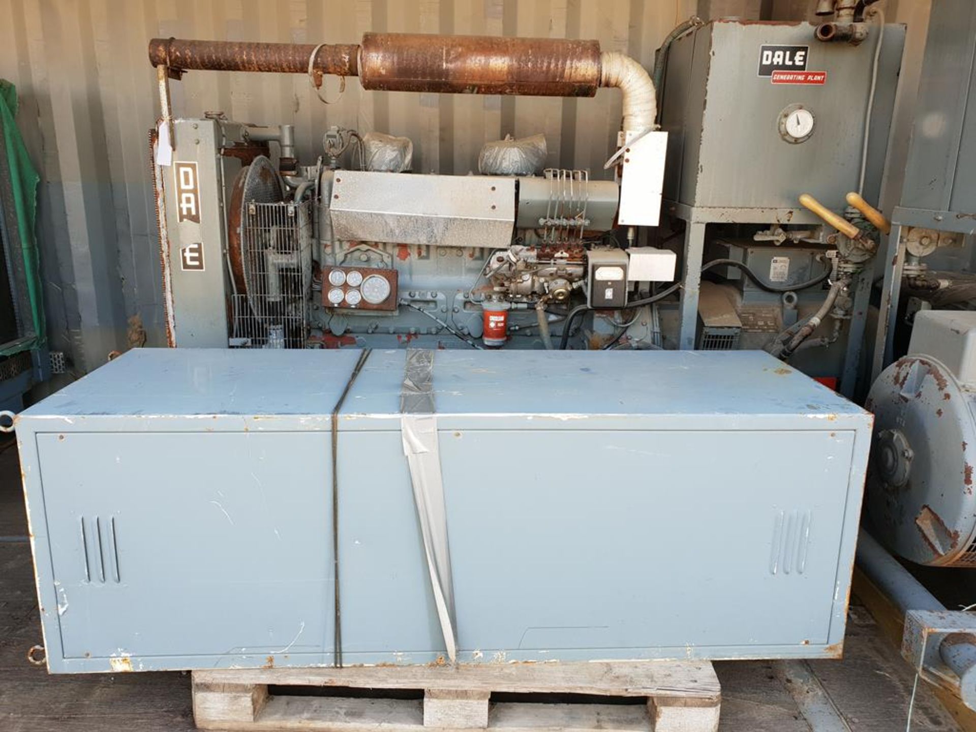 * Dorman/ Dale 88.75KVA Standby Generator. A 88.75KVA Skid Mounted Diesel Generator with Dorman 6