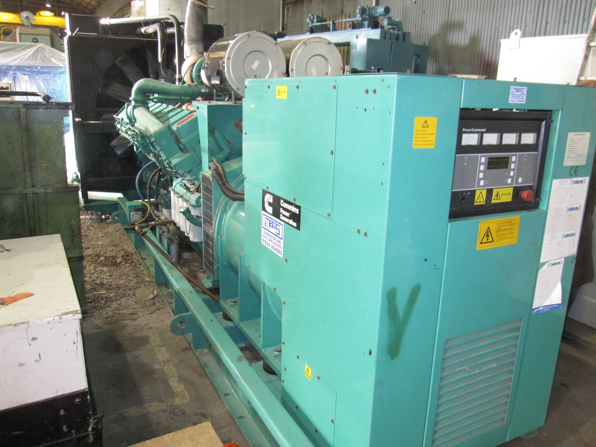 * Cummins 1675KVA Standby Diesel Generator - Image 2 of 8