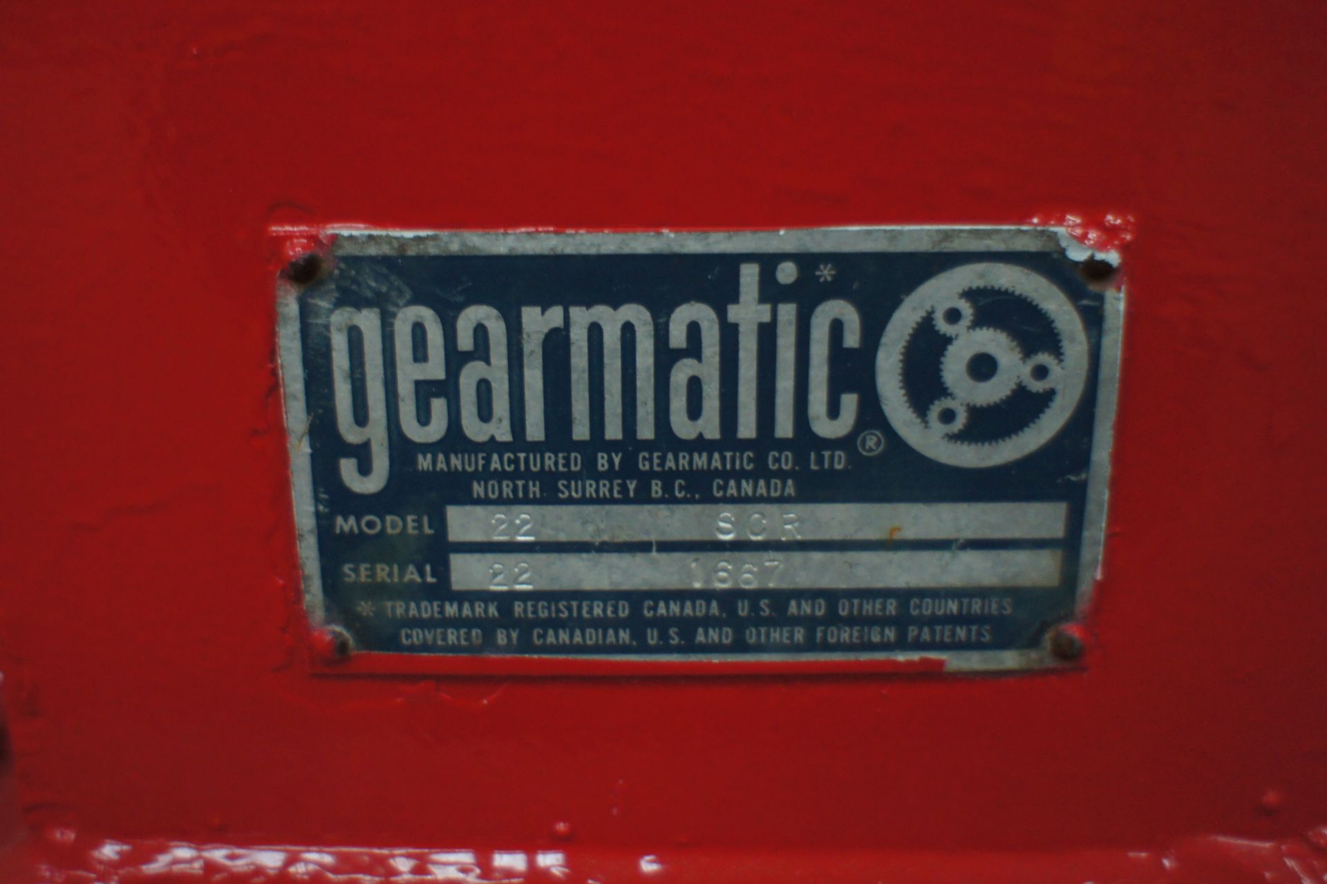 * Gearmatic 22SCR Marine Specification hydraulic winch, mounted on Galvanised Frame, unused. - Image 4 of 5