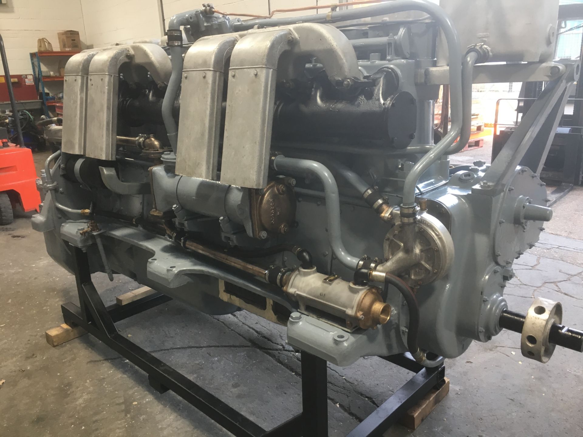 * A Gardner Reconditioned Model 8L3B Marine Diesel Engine with new twin disc 2:1 Gearbox. Please - Image 3 of 5