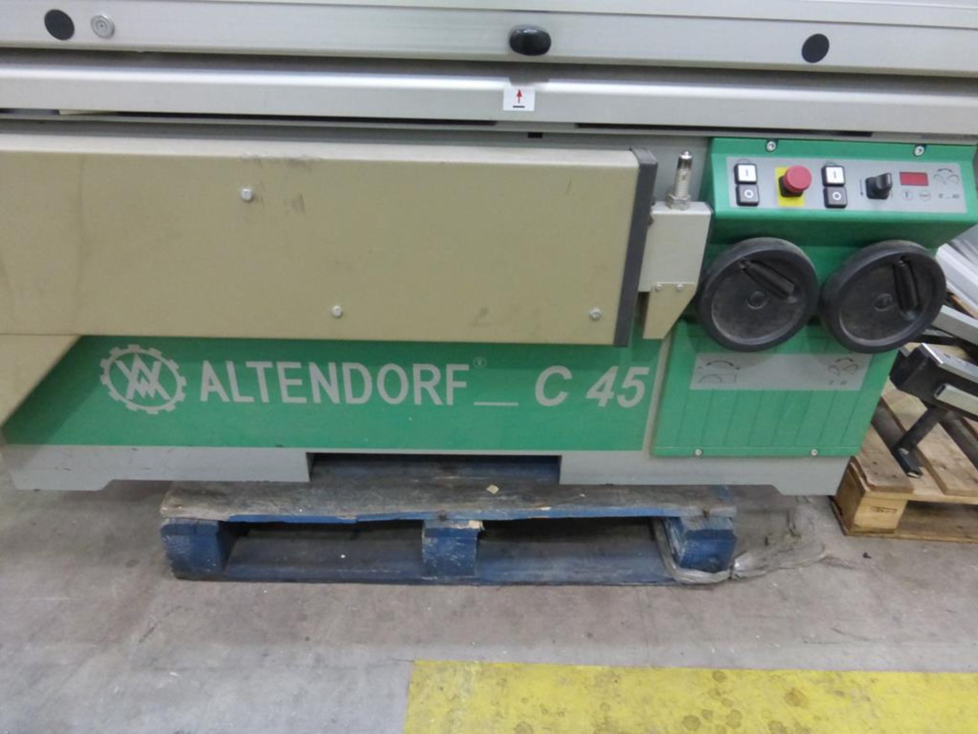 * Alterndorf Model C45 Tilting Arbor Panel Sizing Saw S/N 9809596 - Image 2 of 13