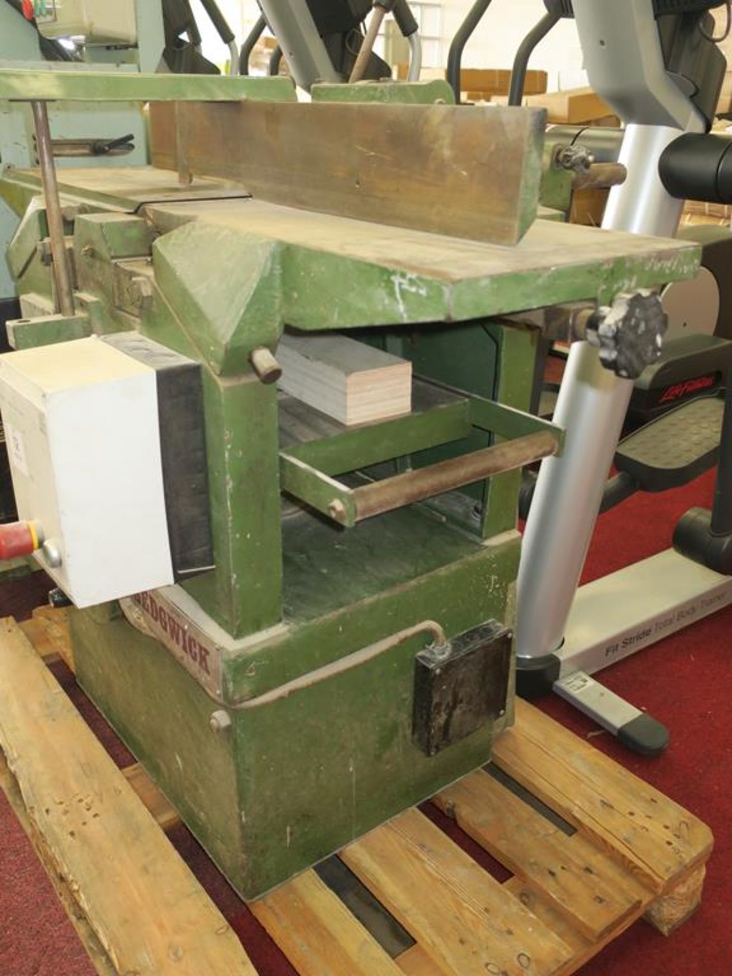 * A Sedgwick 12'' Planer-Thicknesser Complete with DC Brake. Please note there is a £10 Plus VAT - Image 2 of 5